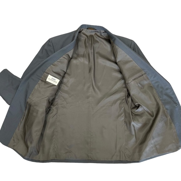 John Clarenton Sports Blazer Jacket 2 Button Single Breast Suit - Picture 10 of 12